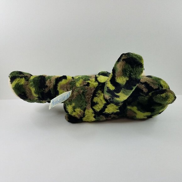 Build a Bear Camouflage Army Military Teddy Bear Plush Green Brown 16" BABW - Picture 6 of 10